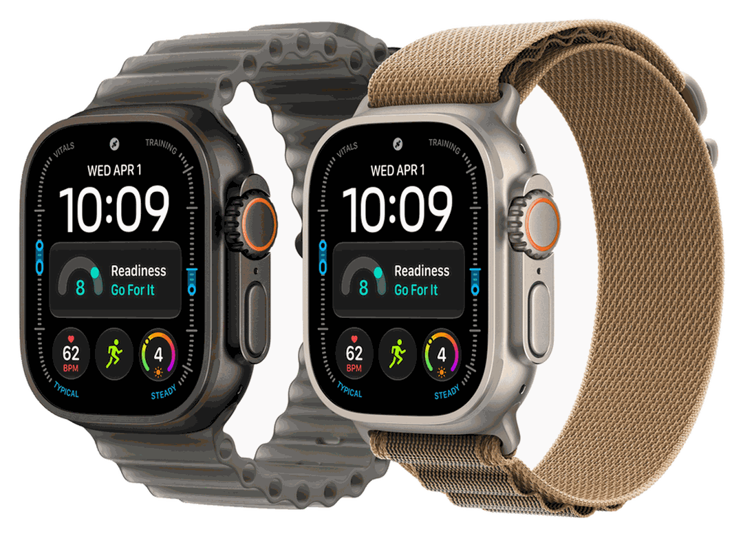 APPLE WATCH ULTRA 4 GPS + CELLULAR 49MM BLACK TITANIUM CASE WITH TRANSLUCENT BLACK OCEAN BAND